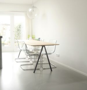 Eettafel S02 smal zwart Rekkie Bankie Zwolle